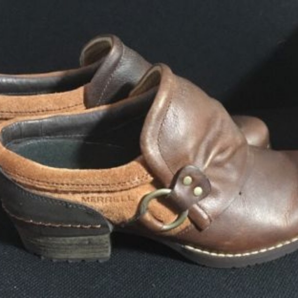 EUC Merrell Shiloh Oak Clog Size 7 - Picture 3 of 8